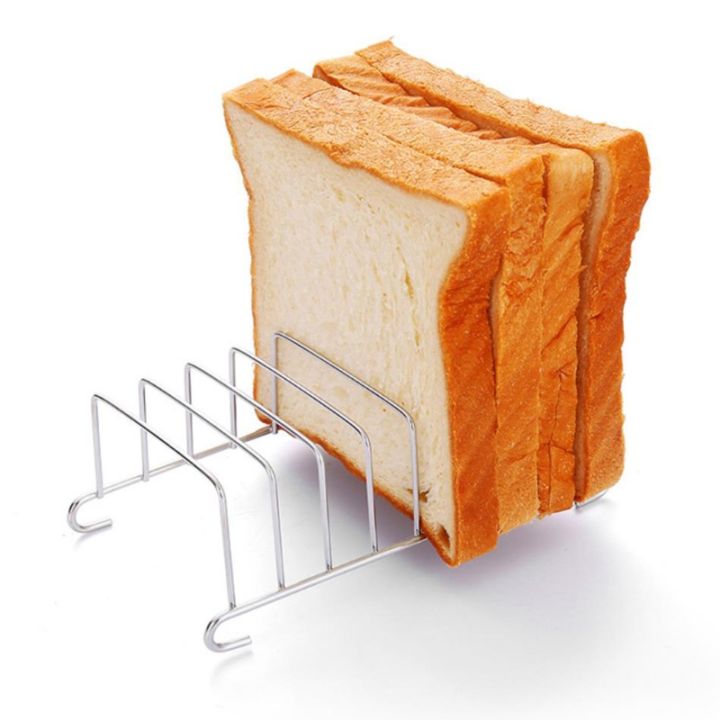ถาดวางขนมปังปิ้ง-ที่วางขนมปังก้อนแบบไม่ติดกระทะอุปกรณ์จัดระเบียบสำหรับเครื่องครัวเพื่อสุขภาพ