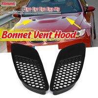 2PCS Air Vent สำหรับ M3จริงรุ่นรถด้านหน้า Air Scoop Bonnet Vent Hood Vent Louvers สำหรับ-BMW E90 E91 E92 E93 ABS