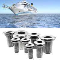 Reamocea 316 Stainless Steel Corrosion Resistance Boat Thru Hull Fitting Outlet Drain Joint For 12" 34" 1" 1-12" 2" Hose