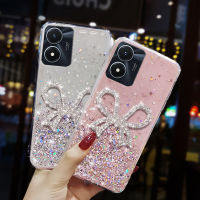 เคส Y02s สำหรับ Vivo เคสโทรศัพท์ลายท้องฟ้าระยิบระยับสุดหรูประดับด้วยพลอยเทียมที่สวยงามรูปผีเสื้อผู้หญิงเคสซิลิโคนนิ่มกันกระแทกฝาครอบด้านหลัง