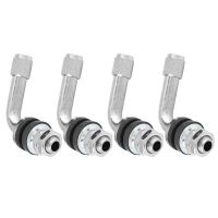 【YF】 4pcs 90 Degree Angle Tire Valve Stems Air Extension Adapter Tyre Tube for Truck Car Moto Bike