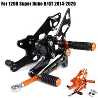 ชุดที่วางเท้าด้านหลังแบบปรับได้สำหรับ Ktm/ 1290 Super Duke R GT DUKE1290 2014 2015 2016 2017 2020 2019