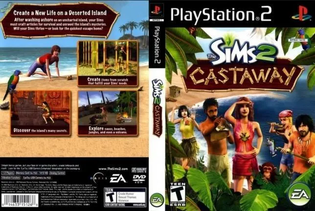 Ps2 The Sims 2 Castaway | Lazada