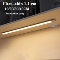 USB Rechargeable PIR LED Night Light Motion Sensor Wireless Ultra Thin Portable Lamp for Cabinet Bedroom Aisle Tube Detector Bar Ceiling Lights