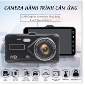 CAMERA HÀNH TRÌNH, Camera hành trình cho xe ô tô kép trước sau Dual Lens DVR 1080P dành cho ô tô hỗ trợ full HD - tích hợp màn hình LCD