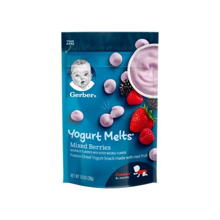 Gerber Yogurt Melts 8 Mixed Berries Lazada PH