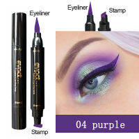 Evpct อายไลเนอร์ 2 in 1 แสตมป์สองหัว ใช้งานง่าย กันน้ํา ติดทนนาน แห้งเร็ว (Stamp Eyeliner Waterproof)