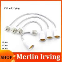 Merlin Irving Shop 6 size Flexible LED Light Bulb Base E27 to E27 extension extender adapter AC power Socket Screw Holder Converters Lamp Adapter