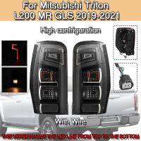 ไฟท้ายหลังไฟท้ายรถยนต์ไฟสัญญาณไม่มีสายสำหรับ Mitsubishi Triton L200 MR GLS 2019 2020 2021อุปกรณ์เสริมรถยนต์