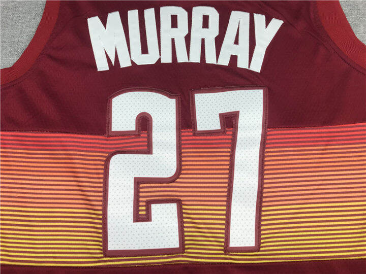 ready-stock-hot-mens-27-jamal-murray-denver-nuggets-basketball-2020-21-swingman-jersey-red