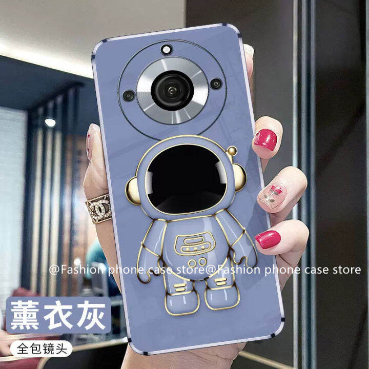 เคสโทรศัพท์-realme11pro-realme11pro-5g-phone-case-เคส-realme-11-pro-5g-เคสที่วางโทรศัพท์ล่องหนแฟชั่นนักบินอวกาศเคสเคสนิ่มเคลือบอิเล็คโทรเพลท2023