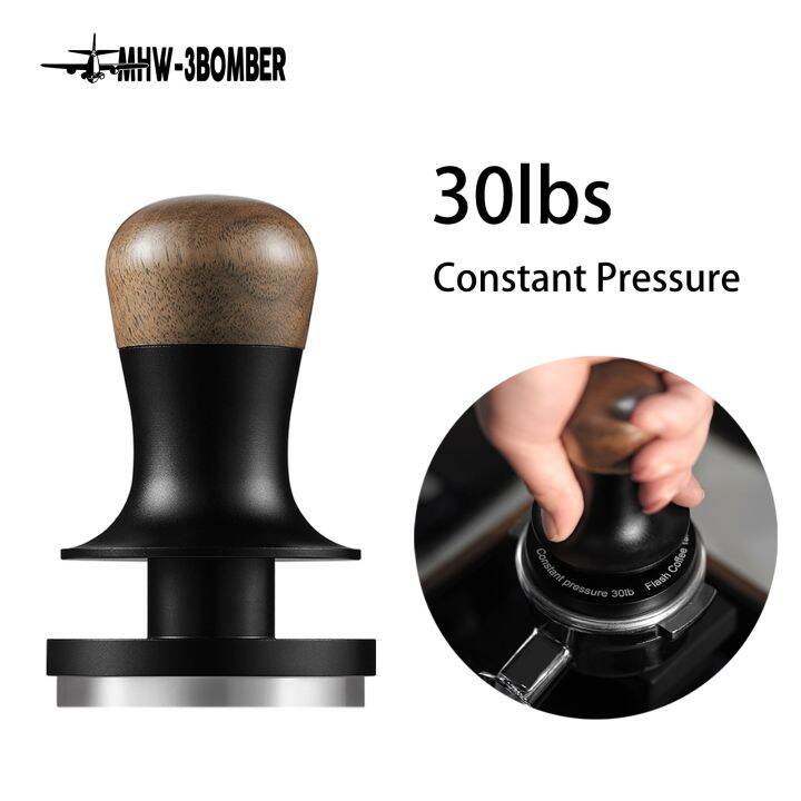 MHW3BOMBER Coffee Tamper With 30Lbs Constant Pressure 3 Springs For 51