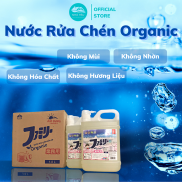 1 ThùngNước Rửa Chén Organic Tinh Chất Muối Biển 1,8L Có Vòi Siêu Tiện Dụng