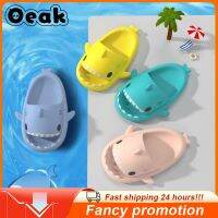 Kids Shark Slippers Bathroom Platform Sandals Outdoor Flip Flops Summer Supersoft Cloud Slipper Children Baby Eva Slides Shoes