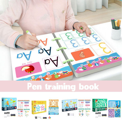 Magical Tracing Workbook Reusable Calligraphy Copybook Toddler Learning Activities For Kids Children Toys Education Stationery