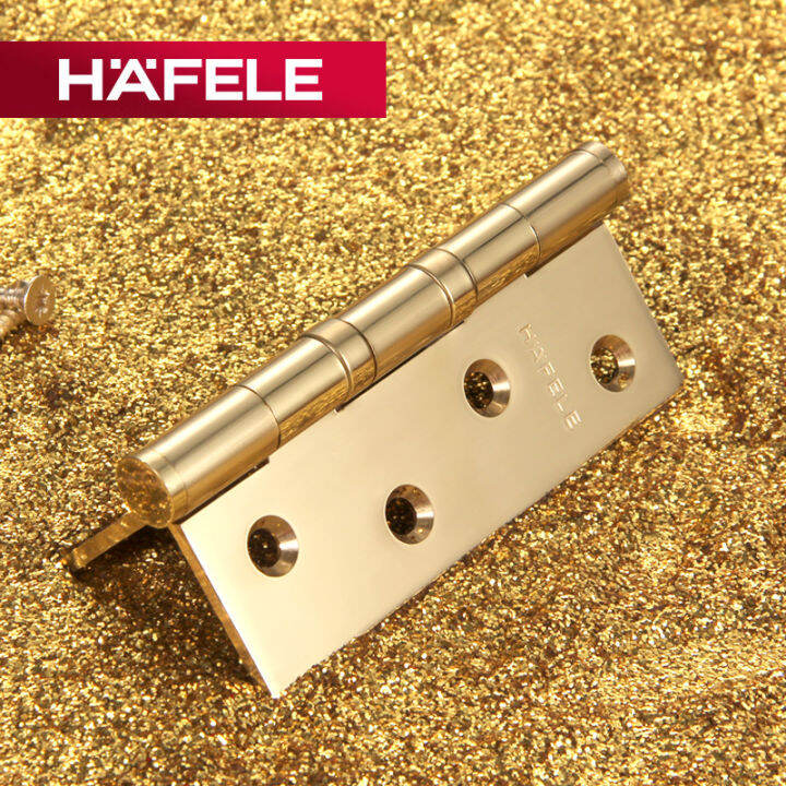 Germany Haifule Hafele Door Hinge Bearing 4 Inch Hinge Stainless Steel Wooden Door Pvd Gold 8369