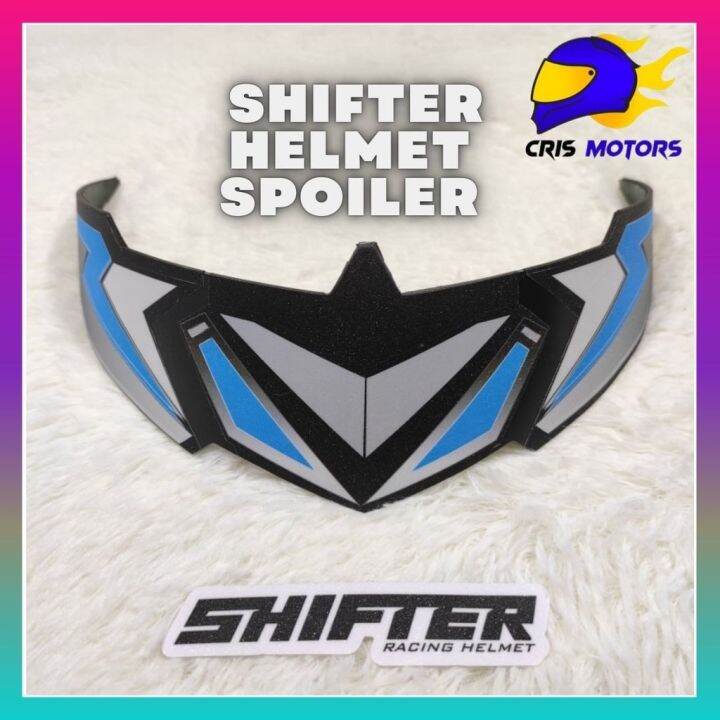 Shifter Helmet Spoiler Universal Type R1 R2 R3 Rapid Shockwave