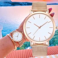 【YF】 Japan Quartz Movement High Quality Martin Women Stainless Steel Mesh Rose Gold Waterproof Ladies Watch Dropshipping montre femme