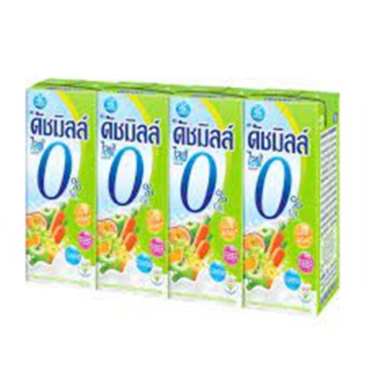 ดัชมิลล์-โยเกิร์ตพร้อมดื่มยูเอชที-ไขมัน-0-รสผักและผลไม้รวม-180-มล-แพ็ค24-กล่อง