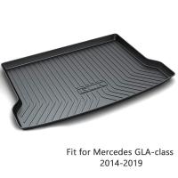 1Set Car Cargo rear trunk mat For Mercedes Benz GLA class 2014 2015 2016 2017 2018 2019 Anti-slip mat Waterproof carpet Styling