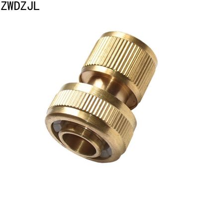 Brass 3/4 hose Quick Connector Garden tap Garden Irrigation 25mm hose Connector Pure copper Adapter 6pcs