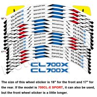 For CFMOTO CLX700 CLX 700 700CLX Heritage Motorcycle Wheel Sticker Rim Decal Stripe Tape Accessories Waterproof