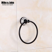 Bathroom accessories Black wall hand towel holder Black towel rack wall towel holder bathroom hardware accessories