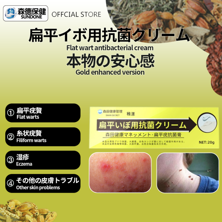 Flat wart eczema ointment Japan 森田 Antibacterial antipruritic non
