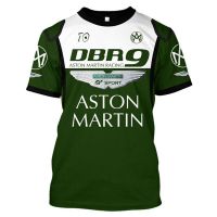 Martin 2023 Aston Dbr 9เสื้อยืด Gedrukt Mannen 3D เสื้อกีฬาสันทนาการกลางแจ้งเสื้อยืดขนาดใหญ่ของ Jongens Volwassenen