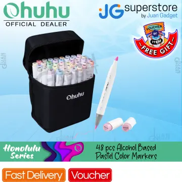 Ohuhu Oahu Series Alcohol Based 36 Skin Tone Colors plus Colorless Blender  Dual Tipped Art Markers for Illustrations and Coloring for Kids and Adults