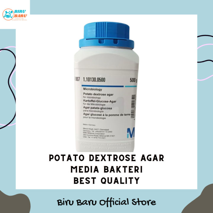 Potato Dextrose Agar Pda Merck Per 10 Gr Media Bakteri Mikrobiologi Best Quality Lazada 8714