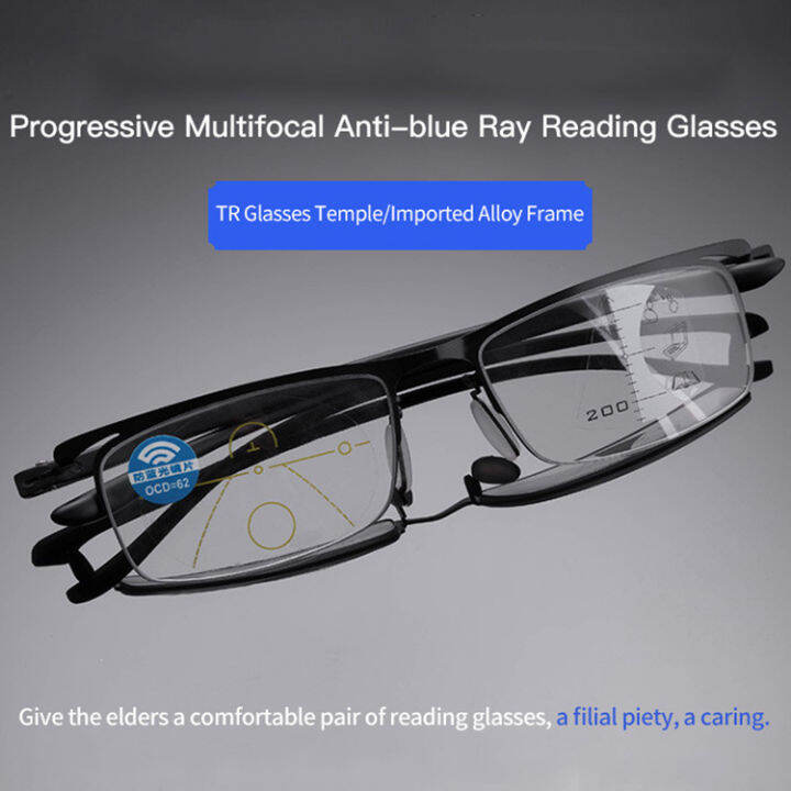 Smart Anti-Fatigue Reading Glasses with Automatic Focus and Progressive ...