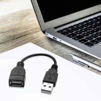 USB 2.0 Extension Short Cable Cord Male To Female Extension Adaptor Cable High-Speed Wired Data Transmission Line For Laptop