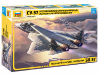 พลาสติก โมเดล ประกอบ zvezda สเกล 1/72 Russian fifth-generation fighter SU-57 ZV-7319