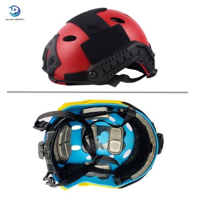 【YF】 Fireman type light rescue helmet safety training emergency fast tactical hard protection