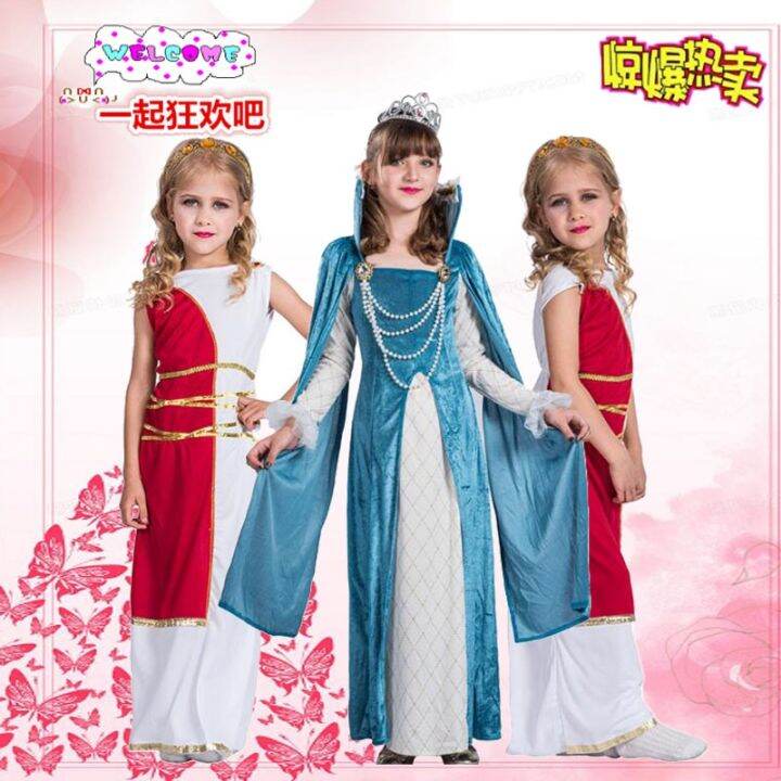 New children's clothing girls ancient Egyptian Greek goddess clothes