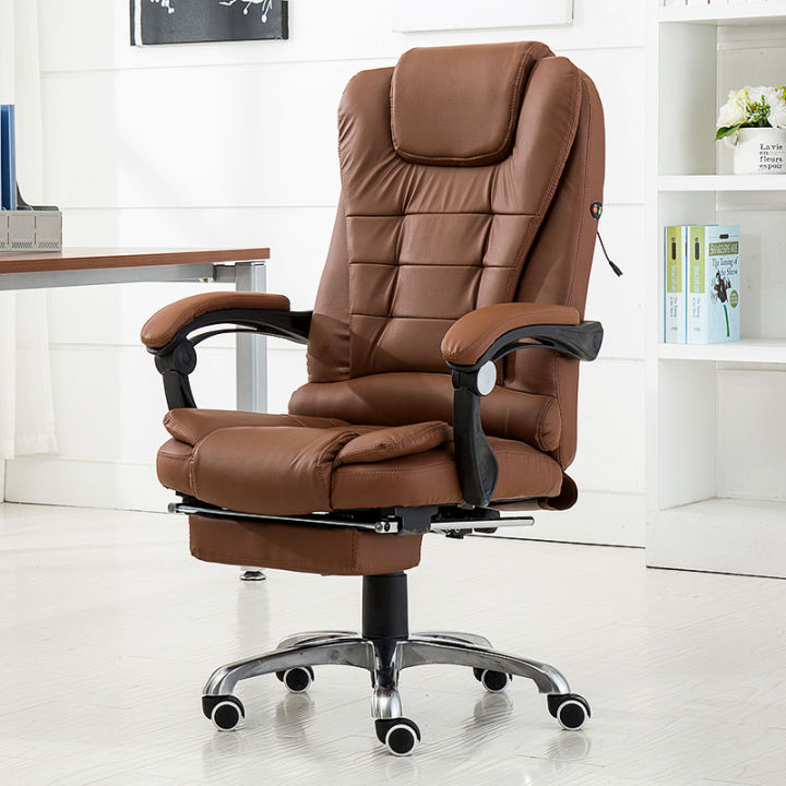 smartstore-ก้าอี้ออฟฟิศ-เก้าอี้ผู้บริหาร-office-chair-เก้าอี้สำนักงาน-เก้าอี้เบาะนุ่ม-เก้าอี้หนัง-เก้าอี้ออฟฟิต-มีปุ่มนวด-ปรับระดับได้-เก้าอี้
