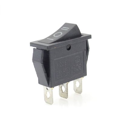 【CC】□☎♂  2pcs KCD3 Rocker 15A /20A 125V/250V ON-OFF-ON 3 Position Pin Electrical equipment switch black