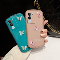 DKHORSING ใหม่เคสป้องกันเลนส์โทรศัพท์สำหรับ VIVO V29 5G เคสซิลิโคนนิ่มโปร่งใสกันกระแทก VIVOV29น่ารักกลิตเตอร์เคสหลังกันชน Vivo V29 5G