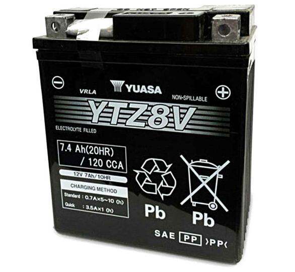 AKI MOTOR YAMAHA R25 YUASA YTZ8V / GTZ8V AKI KERING | Lazada Indonesia