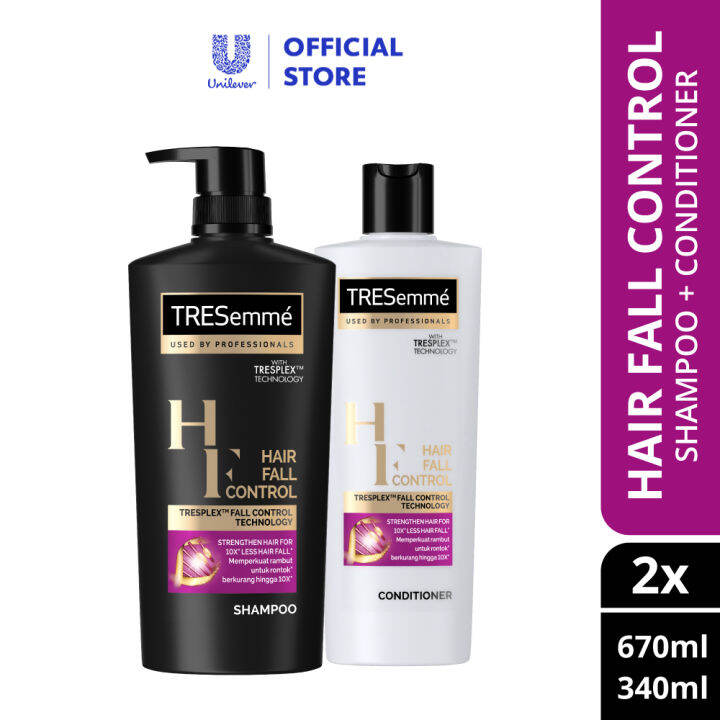 Tresemme Shampoo Hair Fall Control 670ml + Tresemme Hair Conditioner