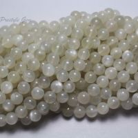 Meihan natural 6mm 8mm 10mm milky moonstone round beads stone for jewelry DIY making design or gift