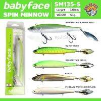 เหยื่อปลอม จากค่าย Bone รุ่น Babyface Spin Minnow SM135-S