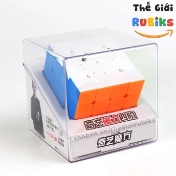 QiYi Qihang 4x4x4 Magic Cube. Black Base