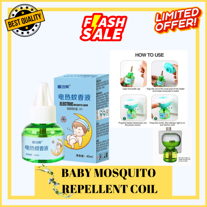 Baby Mosquito Repellent Electric Mosquito Repellant Tasteless Smokeless ...