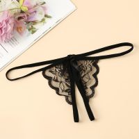 【CC】✴❃  Erotic Crotchless Panties G-string Thong Transparent Crotch Briefs Ladies T-back Strappy