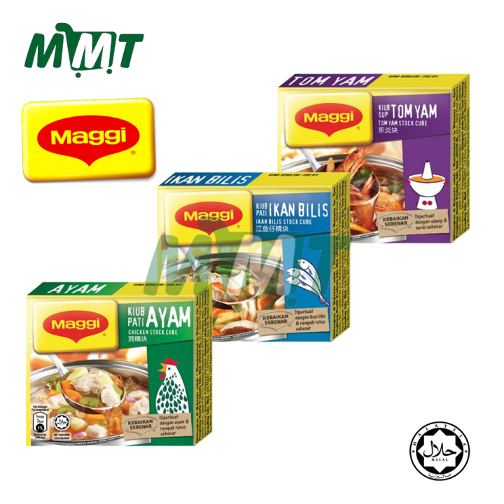 MAGGI Chicken Stock Cube 60g MAGGI Ikan Bilis Cube 60g MAGGI Tomyam