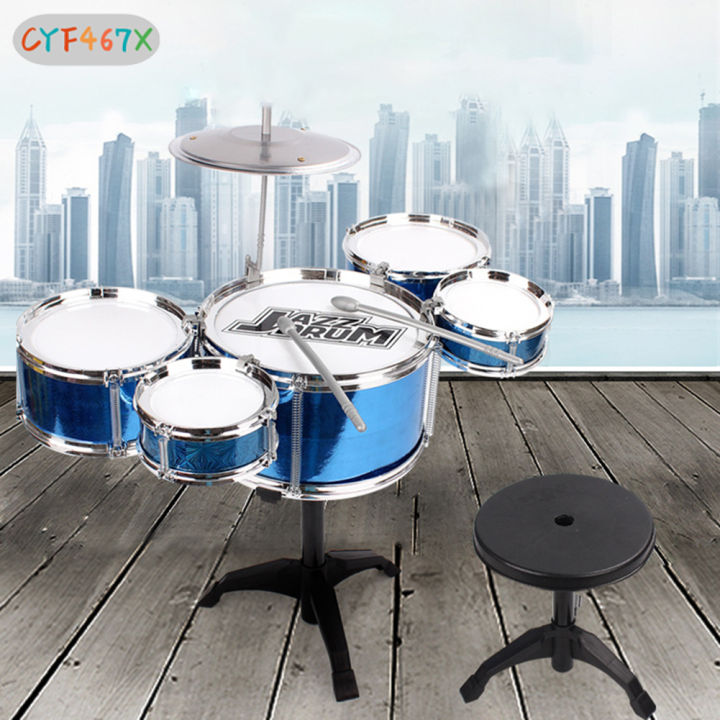 cyf-kids-jazz-drums-set-for-toddlers-toughs-knock-resistant-drums-kit-detachable-drums-instrument