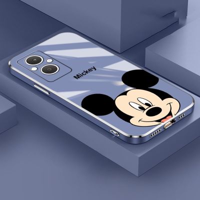 Xiaomi Poco M5 M5s Stylish Mickey Mouse ยางฝาครอบโทรศัพท์ Glossy ไฟฟ้าชุบกันกระแทกปลอก