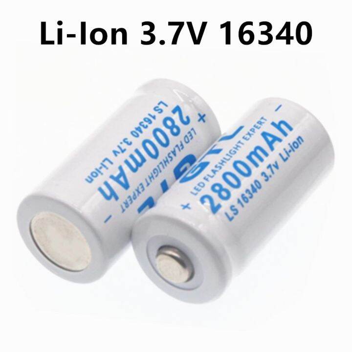 GTL 3.7V 2800mAh Lithium 16340 Battery CR123A Rechargeable CR123 for
